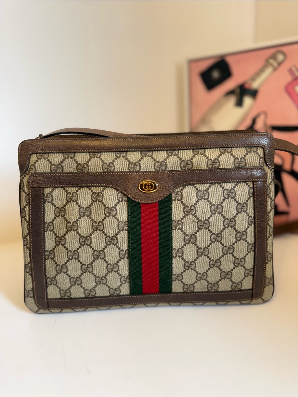 Vintage Gucci Ophidia sherry line Shoulder Bag Vintage π - Picture 3 of 17